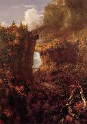 Thomas Cole Portage Falls on the Genesee oil